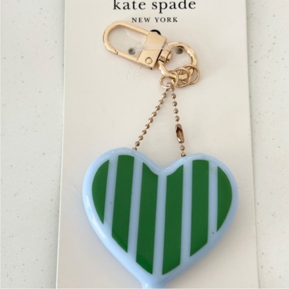 Kate Spade x Target Coin Purse - NWT Green and Blue Heart - Picture 5 of 6